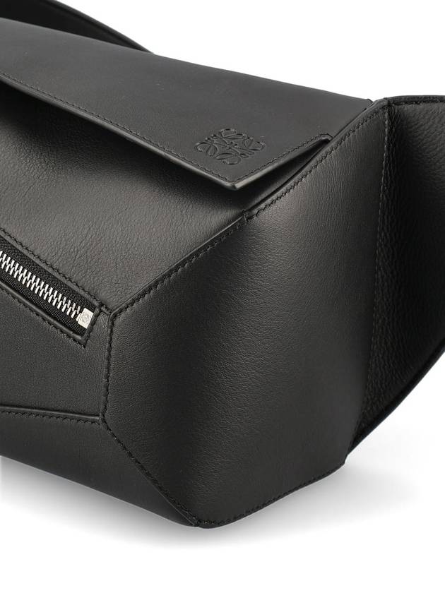 Puzzle Small Calfskin Belt Bag Black - LOEWE - BALAAN 5