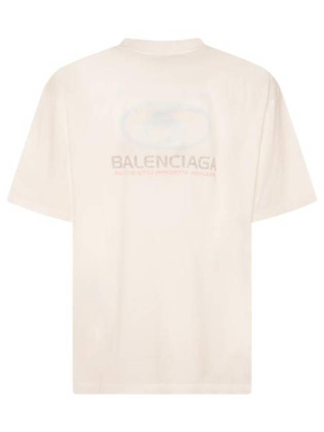 Surfer Medium Fit Short Sleeve T-Shirt White - BALENCIAGA - BALAAN 3