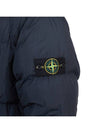 Men's Wappen Patch Crinkle Wraps Long Padding Navy - STONE ISLAND - BALAAN 8