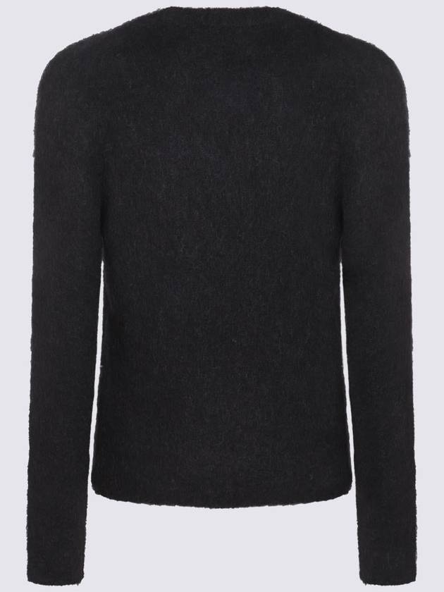 AMI Paris Black Mohair Blend Jumper - AMI - BALAAN 2