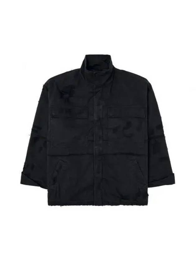 J Oise Utility Jacket Black - DIESEL - BALAAN 2