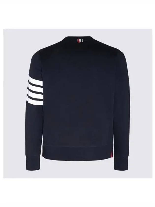 4 Bar Loopback Jersey Sweatshirt Navy - THOM BROWNE - BALAAN 3