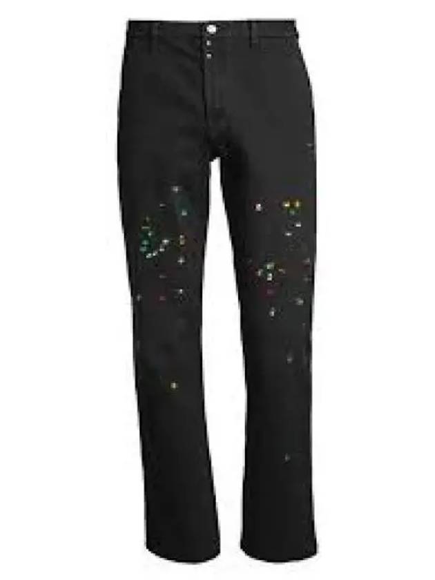 Beaded Denim Jeans Black - MAISON MARGIELA - BALAAN 1