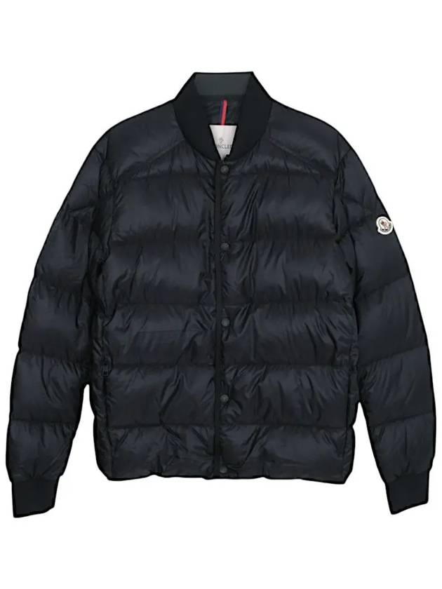 logo patch BAZENA short down padded jacket black 1A00097 5967G 999 - MONCLER - BALAAN 1