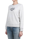 Women's Tina Logo Sweat Sweatshirt Heather Ecru - A.P.C. - BALAAN 4