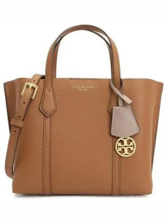 Perry Triple Compartment Small Tote Bag Light Umber - TORY BURCH - BALAAN 2