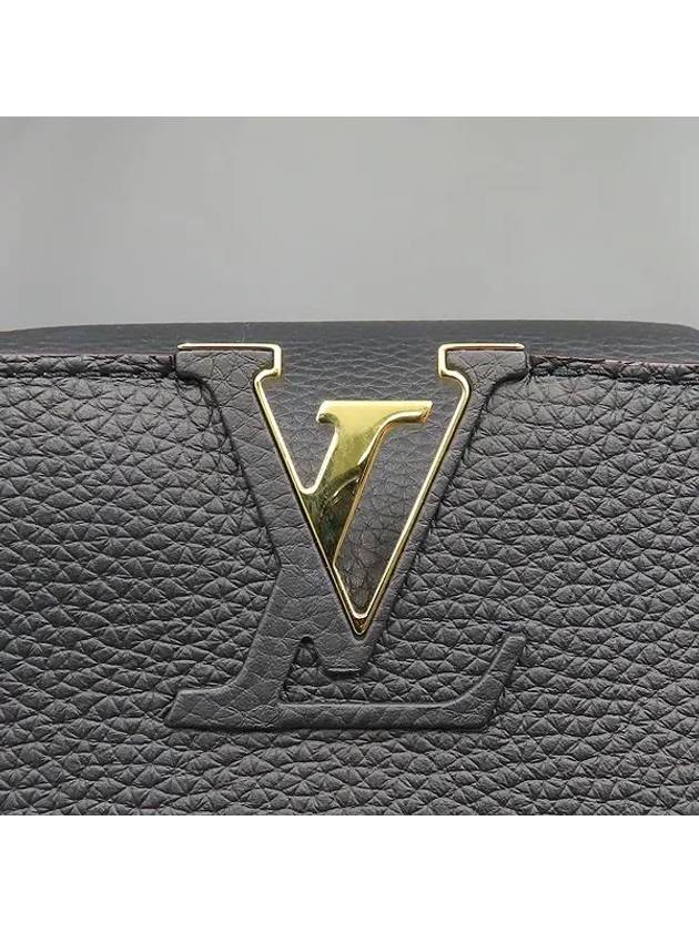 M42259 Noir Taullon Leather Capucine MM Top Handle Tote Bag Shoulder Strap 2WAY - LOUIS VUITTON - BALAAN 4