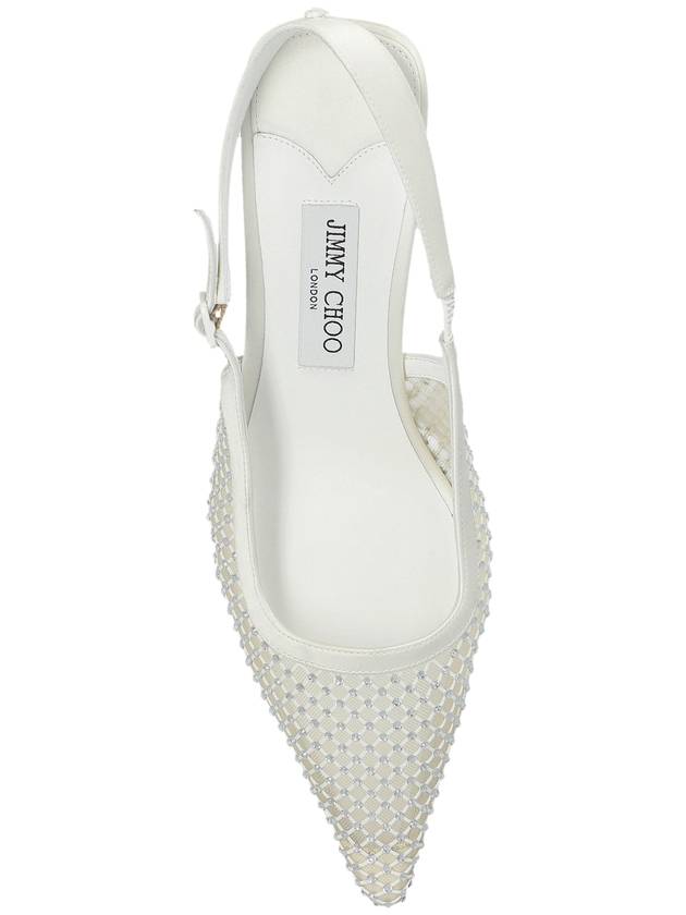 Jimmy Choo Heeled Shoes ‘Amel’, Women's, White - JIMMY CHOO - BALAAN 6