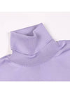 Violet silk turtleneck TFK120 BVY21 - TOM FORD - BALAAN 4