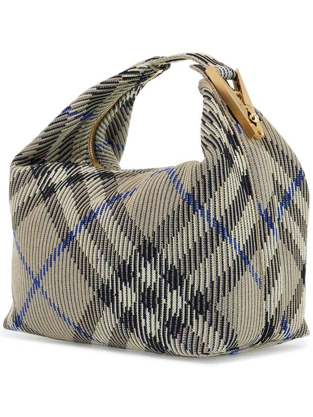 Peg Duffel Check Medium Tote Bag Lichen - BURBERRY - BALAAN 3