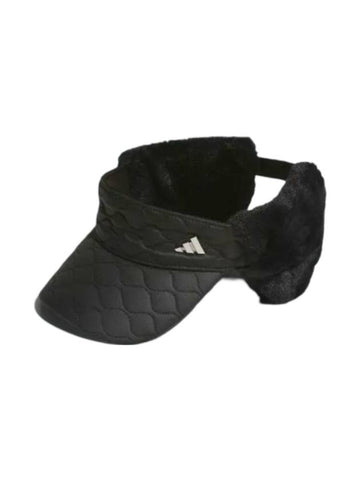 Earmuff Quilted Visor Black - ADIDAS - BALAAN 1