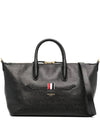 Pebble Grain Small Duffel Bag Black - THOM BROWNE - BALAAN 1