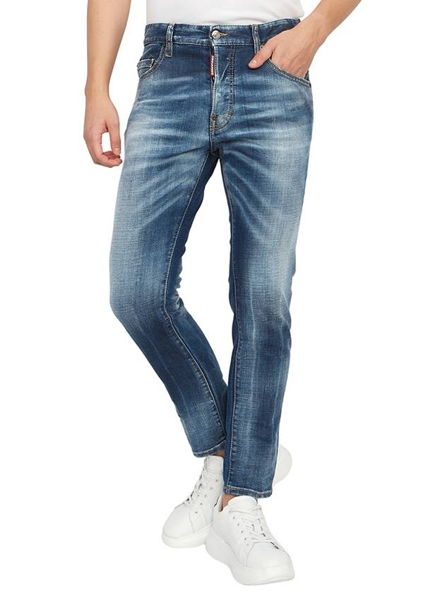 Wash Skater Jeans Navy Blue - DSQUARED2 - BALAAN 6