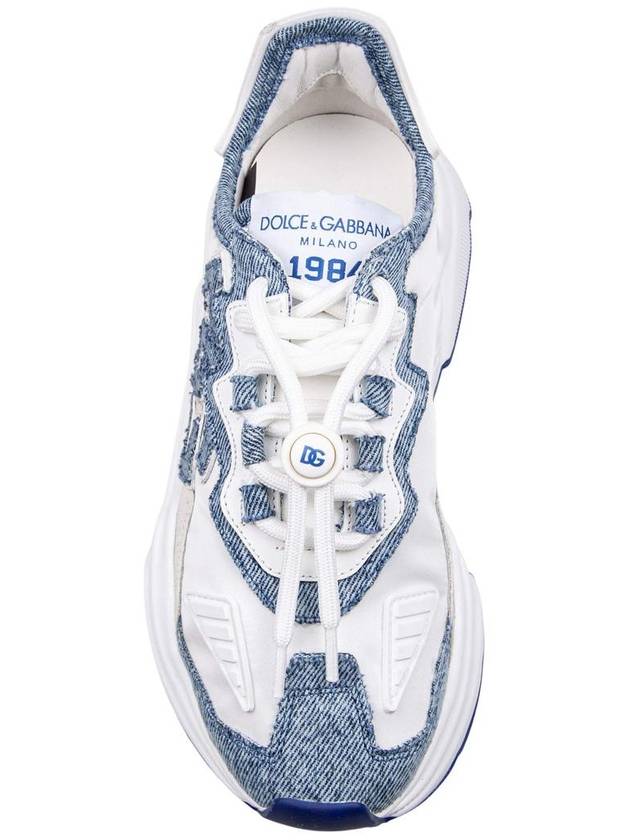 Dolce & Gabbana Sneakers In Nylon, Rubberized Calfskin And Denim - DOLCE&GABBANA - BALAAN 2