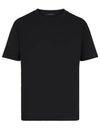 Men's Half Damier Pocket Short Sleeve T-Shirt Black - LOUIS VUITTON - BALAAN 1