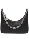 Moon Cut-out Chain Small Shoulder Bag Black - GIVENCHY - BALAAN 2