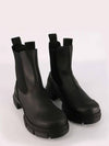 Rubber Chelsea Boots Black - GANNI - BALAAN 3