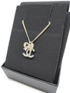 CC logo ribbon necklace gold cubic ABE546 - CHANEL - BALAAN 4