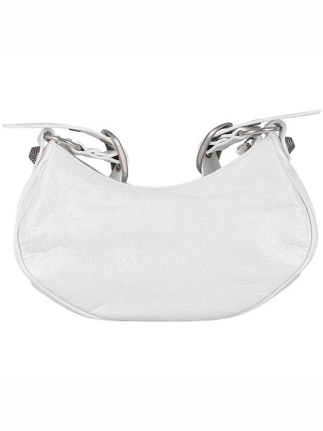 Le Cagole XS Lambskin Shoulder Bag White - BALENCIAGA - BALAAN 6