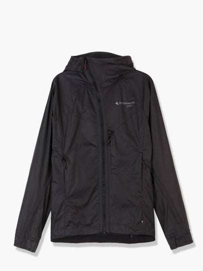 Women's Ansur Windproof Zip-Up Jacket Raven Black - KLATTERMUSEN - BALAAN 2