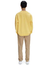 Clint Chest Logo Sweatshirt Yellow - A.P.C. - BALAAN 5