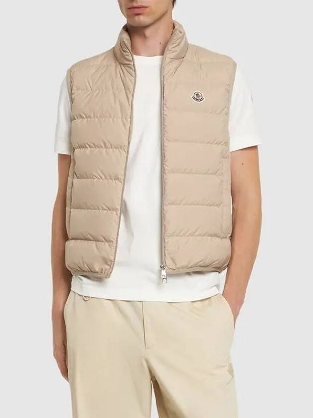 Contrin down vest light beige - MONCLER - BALAAN 4