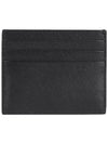 Metal Logo Saffiano Card Wallet Black - PRADA - BALAAN 4