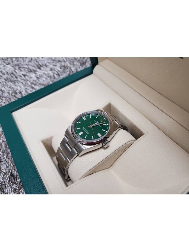 Rolex Oyster Perpetual Green 21 Years - ROLEX - BALAAN 6