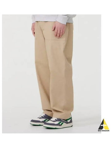 Wide straight cotton pants beige - REEBOK - BALAAN 1