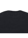 Kids Organic Cotton Fleece Sweatshirt Black - STONE ISLAND - BALAAN 5