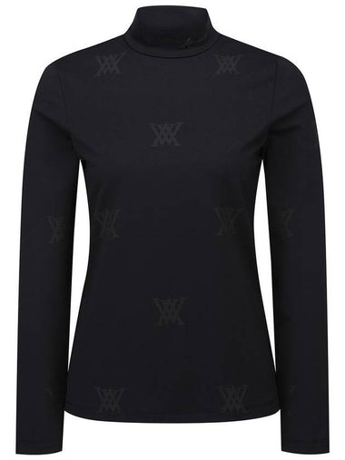 Official W MONOGRAM LOGO BASELAYER BK - ANEWGOLF - BALAAN 1