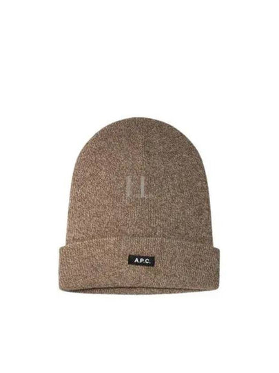 Autumn Wool Beanie Heather Chestnut Brown - A.P.C. - BALAAN 2