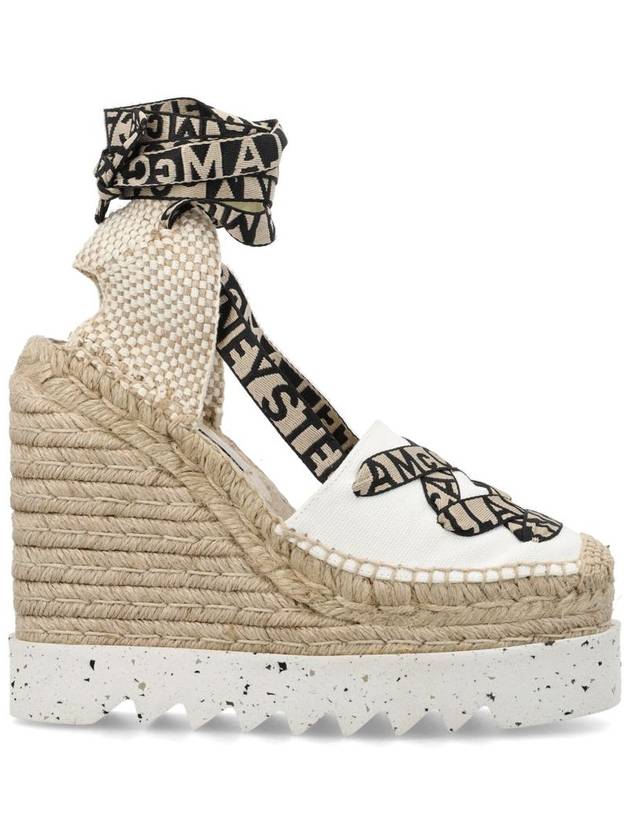 Stella McCartney Gaia Platform Espadrille Wedges - STELLA MCCARTNEY - BALAAN 1