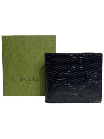 23FW GG embossed coin half wallet 625555 - GUCCI - BALAAN 1