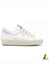 Hi Star White Metallic Silver Heel Tab Sneakers - GOLDEN GOOSE - BALAAN 2