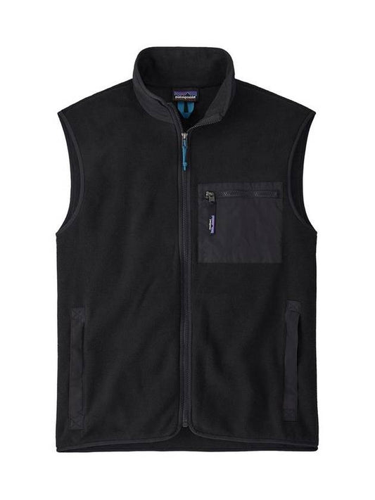 Men's Synchilla Fleece Vest Black - PATAGONIA - BALAAN 2