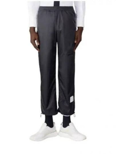 Logo Patch Ripstop Cricket Stripe Track Pants Navy - THOM BROWNE - BALAAN 2