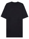 Logo Patch Short Sleeves T-Shirt Black - STONE ISLAND - BALAAN 3