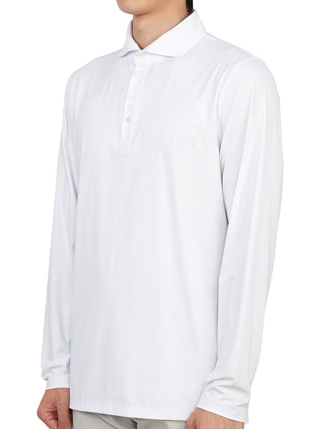 Ice Nylon Sun Golf PK Long Sleeve T-Shirt White - G/FORE - BALAAN 3