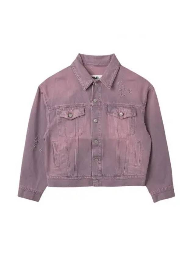 Distressed Button Denim Jacket Pink - MAISON MARGIELA - BALAAN 2