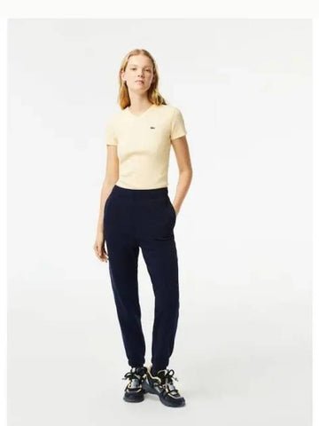 Women s Double Face Pique Jogger Pants Trousers F0149 53N 166 Domestic Product GQ2N23092056399 - LACOSTE - BALAAN 1