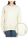 Arrow Print Crew Neck Sweatshirt Beige - OFF WHITE - BALAAN 2