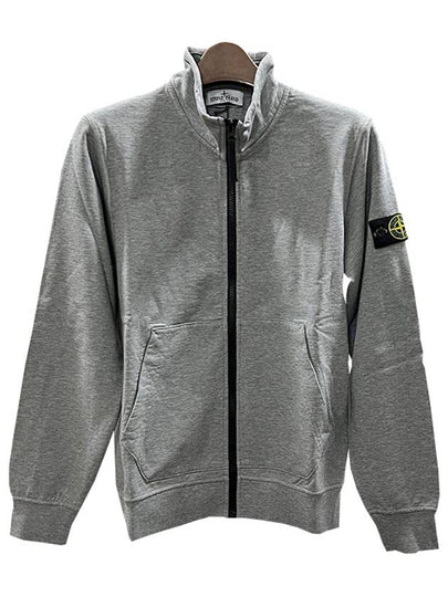 Kids Waffen Patch Fleece Zip up Jacket 8 Melange Gray 781661440 V0M64 - STONE ISLAND - BALAAN 2