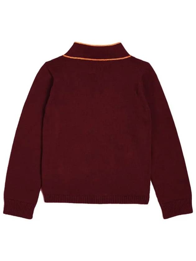 Kids Elsa Bow Knit Burgundy MP171020 607 8A - MISHA&PUFF - BALAAN 3