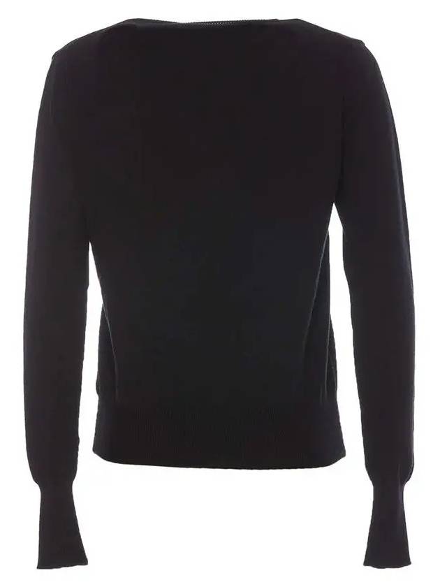 ORB Logo Knit Top Black - VIVIENNE WESTWOOD - BALAAN 3