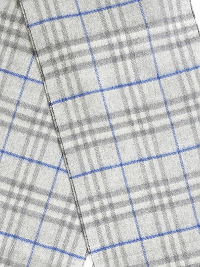 Reversible contrast checked cashmere scarf - BURBERRY - BALAAN 2