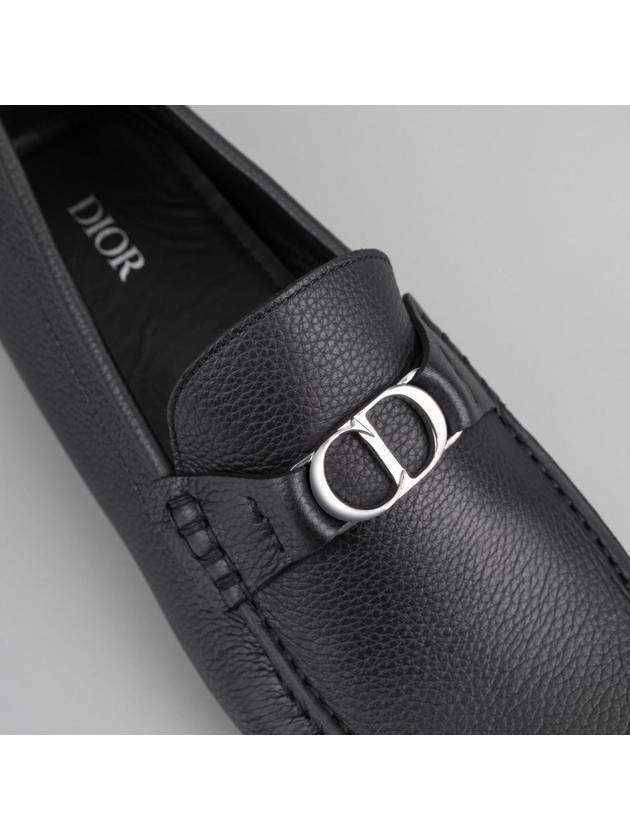 CD Signature Buckle Strap Loafers Black - DIOR - BALAAN 5