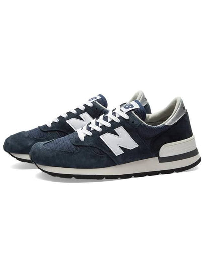 990v1 Low Top Sneakers Navy - NEW BALANCE - BALAAN 2