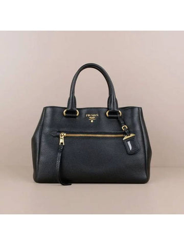 Prada Vitello Dino Tote Bag Black BN2793 - LOUIS VUITTON - BALAAN 1