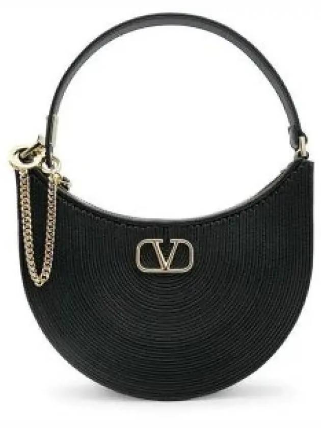 5W0P0W19 GPY 0NO 5W2P0W19 V logo signature lambskin mini hobo bag 1342336 - VALENTINO - BALAAN 1